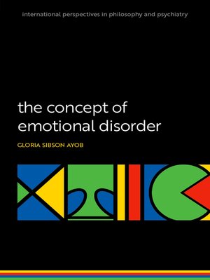 cover image of The Concept of Emotional Disorder